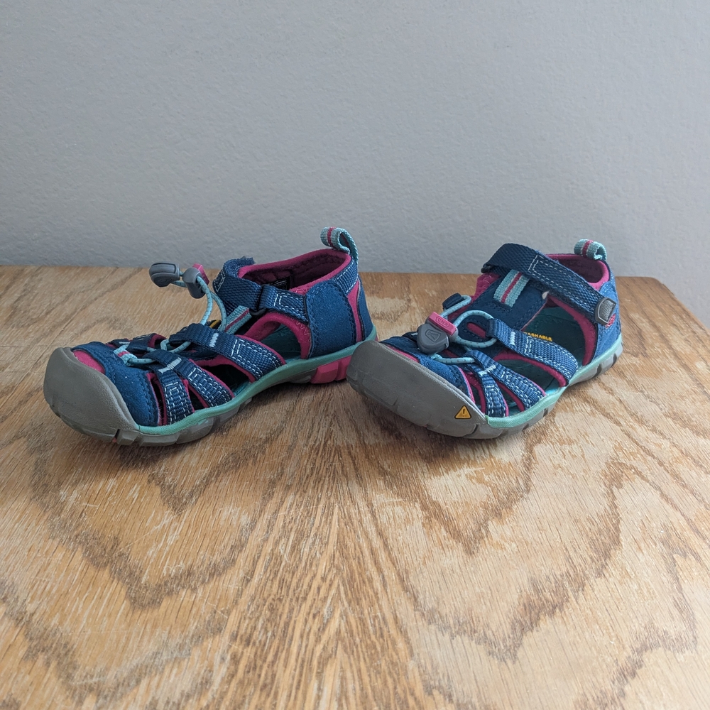 Kids Blue and Pink Sandals